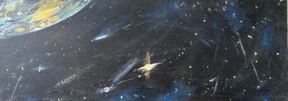 Возвращение. На небе звезды сияли (2020, х,акр, 30x80, арт. 50К.01) - 15 300 ₽