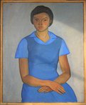 Девочка (1964, х.м., 95x79, арт. М01К.29)