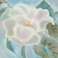 Цветок камелии (2018, шелк г.б., 31x31, арт. 65К.01) - 2 800 ₽