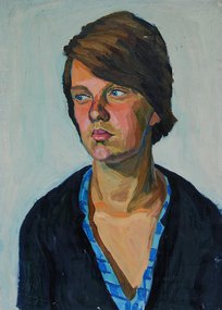 Портрет девушки (1960, к.м., 47x35, арт. М01К.35)