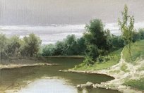 У реки (2017, х.м., 20x30, арт. 91К.07) - 7 000 ₽