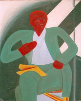 Мужчина в зеленом (1965, х.м., 61x50, арт. М01К.48)