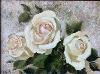 Розы (2015, х.м., 30x40, арт. 104К.9) - 13 600 ₽