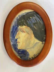 Портрет А. Ахматовой (год не указан, б.акв., 17x12, арт. 78К.3) - 4 300 ₽