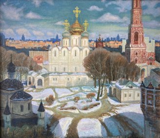 Новодевичий монастырь (2018, х.м., 35x40, арт. 138.8) - 20 500 ₽