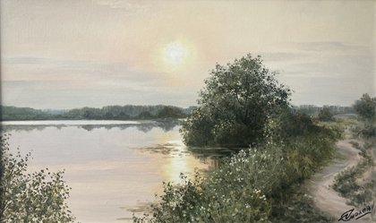 Тихий закат (2023, х.м., 52x83, арт. 106к10) - 20 000 ₽