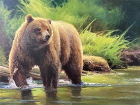 Косолапый (2018, х.м., 30x40, арт. 91к.23) - 20 400 ₽
