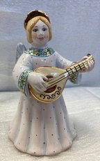 Ангел большой с лютней (2020, майолика, 14x9, арт. 79пМ06010) - 4 600 ₽