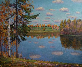 Золотая осень (2015, х.м., 55x65, арт. 35К.2) - 60 000 ₽