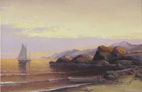 На берегу моря (2017, х.м., 20x30, арт. 91.4) - 6 800 ₽