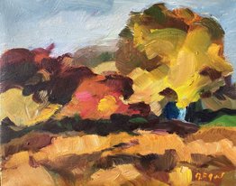Осень (2015, х.м., 24x35, арт. 66.02) - 8 500 ₽