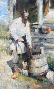 Бондарь (2026, х.м., 80x50, арт. 41к128) - 72 000 ₽