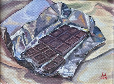 Шоколад (2019, х.м., 18x24, арт. 28.9) - 8 500 ₽