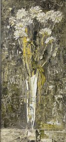 Хризантемы (2009, орг.м., 75x34, арт. 95.01) - 17 000 ₽