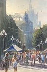 Москва. Арбат (2026, б.акв., 30x21, арт. 14к35) - 7 000 ₽