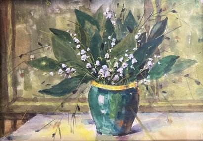 Ландыши (2026, б.акв., 21x30, арт. 39к016) - 3 500 ₽