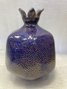 Ваза-гранат синий кракле (2024, фаянс, 17x11.5, арт. 34п42) - 4 250 ₽