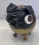 Мопс шкатулка (2025, смешанная техника, 10x7, арт. 48п39) - 2 600 ₽