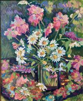 Пионы и ромашки (2019, х.м., 46x38, арт. 98К.2) - 8 500 ₽