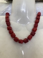 Бусы коралл (2024, камень,кожа, , арт. 78П.1) - 1 200 ₽