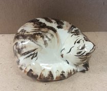 кот клубком (год не указан, фаянс, 5x10, арт. 29.22) - 700 ₽