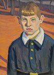 Портрет мальчика в рубашке с белым воротником (1960, к.м., 49x35, арт. М01.25)