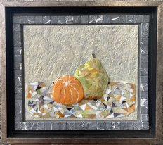 Мандарин и груша (2020, мозаика, 36x41, арт. 30к3) - 22 500 ₽