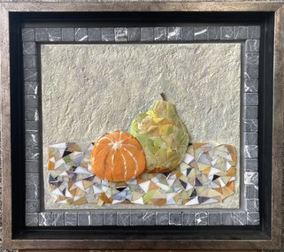 Мандарин и груша (2020, мозаика, 36x41, арт. 30к3) - 22 500 ₽