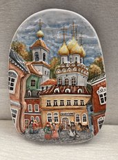 Плакетка Московская большая (2025, майолика, 17x13, арт. 79ПМ12050) - 6 500 ₽