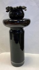 Ваза гутное стекло (2018, стекло, 21x9, арт. 80п3) - 3 100 ₽