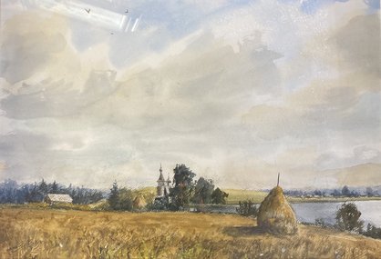 Кен-озерье (2025, б.акв., 40x55, арт. 14к34) - 15 500 ₽