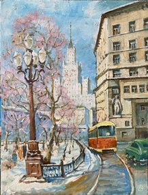 Яузскийбульвар (2023, х.м., 40x30, арт. 13к42) - 25 500 ₽