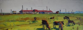 Ферма (1960, к.м., 17.5x48, арт. М01К.57)