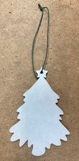 елочное украшение "Елочка (2020, дерево, 12x8.5, арт. 40п8) - 150 ₽