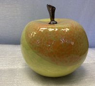 яблоко зеленое с бочком (2026, фаянс, 11x10, арт. 34п21а) - 2 400 ₽