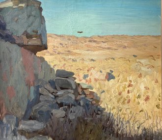 Вид на пустыню Гоби (2008, х.м., 62x70, арт. 57.01) - 85 000 ₽
