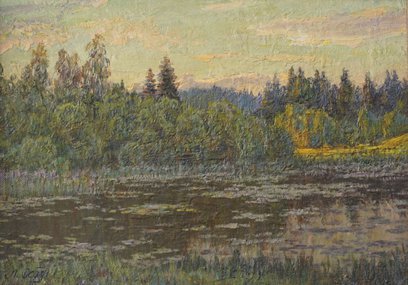 Первые лучи (2008, х.к.м., 35x50, арт. 32.02) - 12 000 ₽