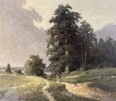 У оврага (2020, х.м., 21x24, арт. 91к34) - 19 000 ₽