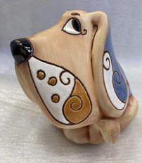 собака с ушами копилка (2025, терракота, 13x14, арт. 12п52) - 1 000 ₽