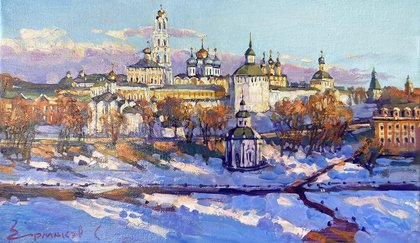 Лавра (2026, х.м., 24x40, арт. 90к15) - 12 500 ₽