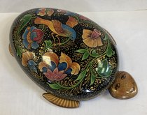шкатулка черепаха большая (2021, папье-маше, 2x15, арт. 74п161) - 42 500 ₽
