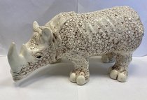 носорог белый (2019, фаянс, 13x23, арт. 37п2) - 5 100 ₽