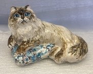 кот персидский Шах (2024, фарфор, 7x12, арт. 5п11) - 2 100 ₽