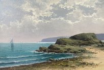 На берегу моря (2017, х.м., 20x30, арт. 91К.4) - 6 800 ₽