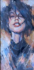 Портрет девушки (2026, х.к.акр., 60x30, арт. 41к143) - 50 000 ₽
