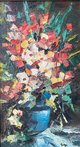 Цветочная мозаика (2013, орг.м., 60x34, арт. 45.018) - 34 000 ₽