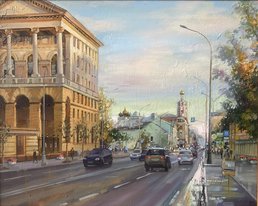 Осень в городе (2025, х.м., 40x50, арт. 88к51) - 20 500 ₽