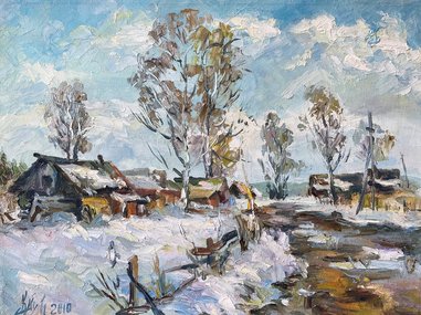 Апрельский день (2010, х.м., 30x40, арт. 89.03) - 13 600 ₽