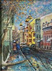 Москва. Гагаринский переулок (2015, х.м., 40x30, арт. 31.5) - 10 800 ₽