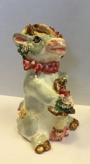 корова в шляпе (2020, фаянс, 13x9, арт. 29.30) - 1 200 ₽